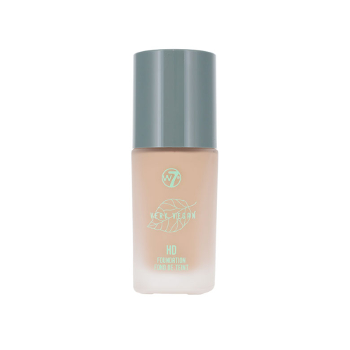 W7 - *Very Vegan* - Base de maquillaje HD Foundation - Natural Beige