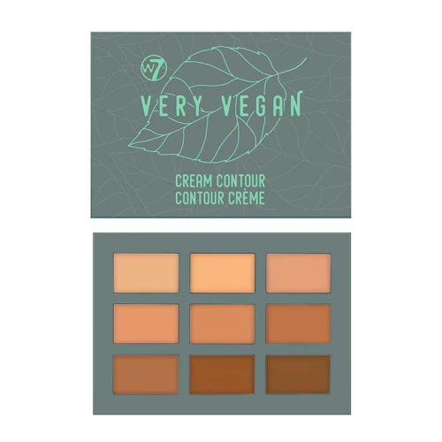 W7 - *Very Vegan* - Paleta de contorno en crema