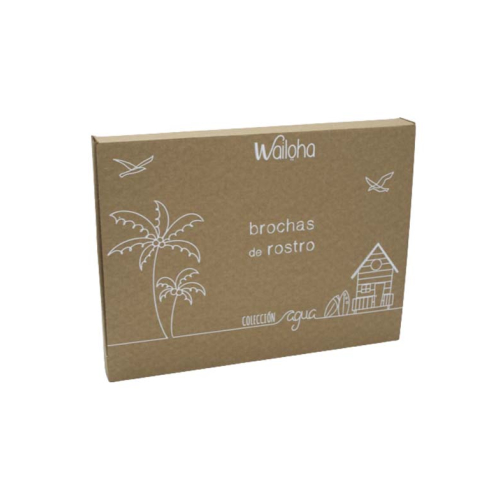 Wailoha - *Colección agua* - Set de brochas de rostro