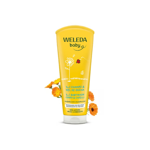 Weleda - Champú y gel de ducha Baby - Caléndula