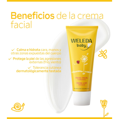 Weleda - Crema facial Baby - Caléndula