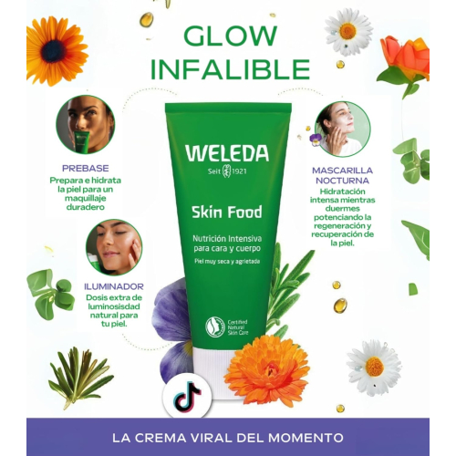 Weleda - Crema nutritiva para cara y cuerpo Skin Food 30ml