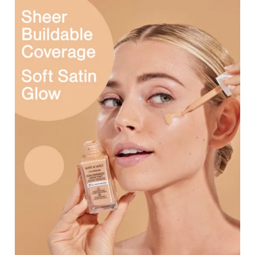 Wet N Wild - Base de maquillaje Bare Focus Niacinamide Skin Tint - Fair