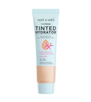 Wet N Wild - Base de maquillaje Bare Focus Tinted Hydrator - Light