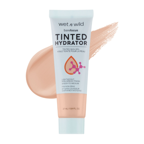 Wet N Wild - Base de maquillaje Bare Focus Tinted Hydrator - Light Medium