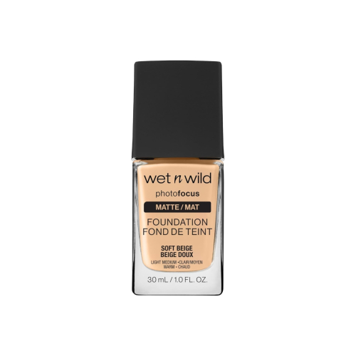 Wet n Wild - Base de maquillaje Photo Focus Matte - E365C: Soft Beige