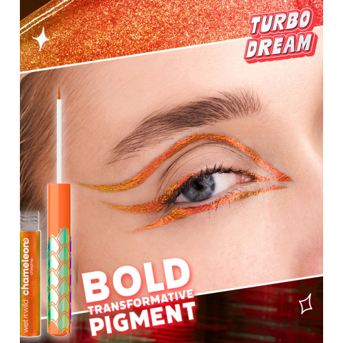 Wet n Wild - Delineador de ojos líquido Chameleon Chrome - Turbo Dream