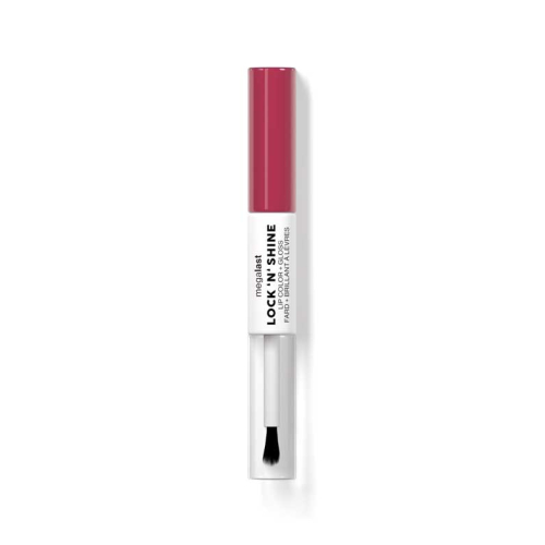 Wet N Wild - Dúo de labial y brillo Mega Last Lock ‘N’ Shine - LA Pink