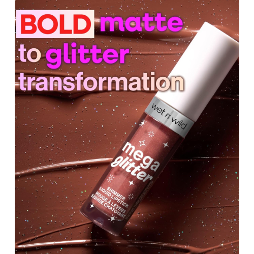 Wet n Wild - Labial líquido con shimmer Mega Glitter - Hear Me Out