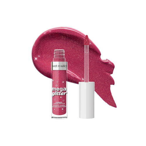 Wet n Wild - Labial líquido con shimmer Mega Glitter - Pink Future