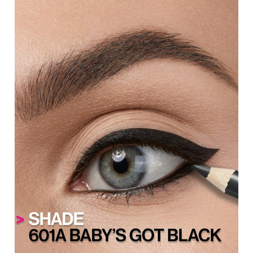 Wet N Wild - Lápiz delineador de ojos Color Icon - E601A: Baby's Got Black