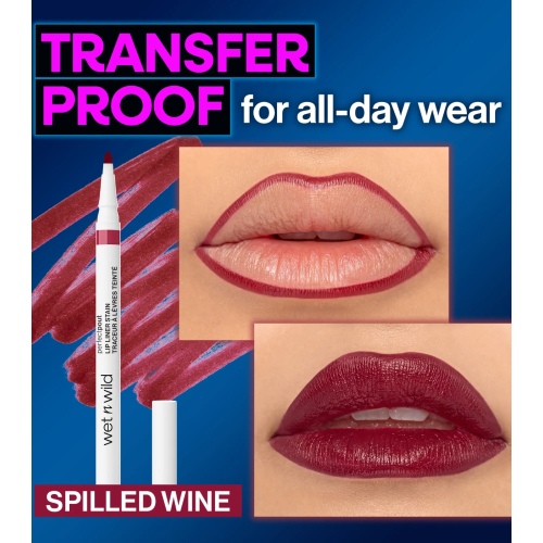 Wet n Wild - Perfilador de labios Perfect Pout - Spilled Wine