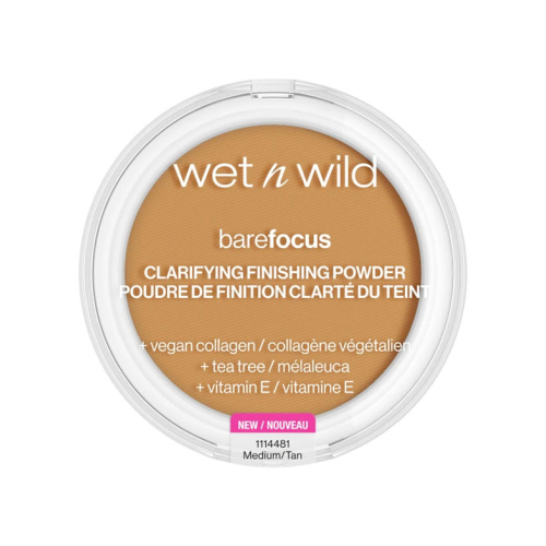 Wet N Wild - Polvos de acabado matificante Bare Focus - Medium/Tan