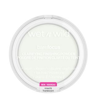 Wet N Wild - Polvos de acabado matificante Bare Focus - Translucent