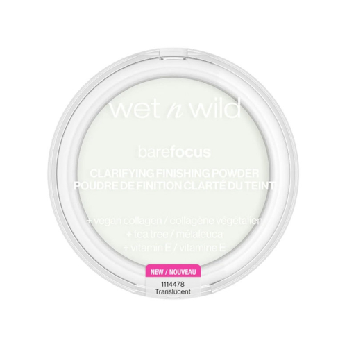 Wet N Wild - Polvos de acabado matificante Bare Focus - Translucent