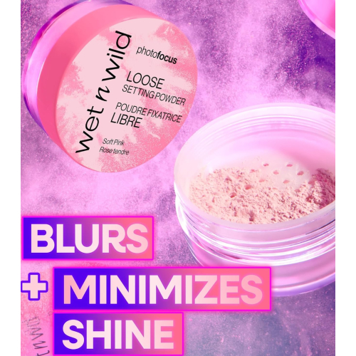 Wet n Wild - Polvos sueltos fijadores Photofocus - Soft Pink