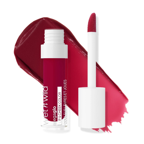 Wet N Wild - Tinte para labios y mejillas megaglow - Berry True