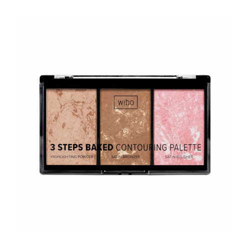 Wibo - Paleta de rostro 3 Steps Baked Contouring
