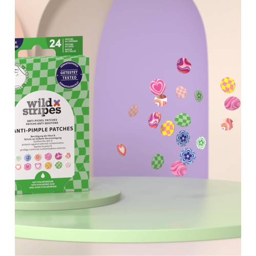 Wild Stripes - Parches para granos - Ácido hialurónico
