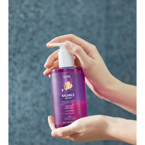 Yope - *Balance My Hair* -  Champú natural con aminoácidos - Cuero cabelludo graso