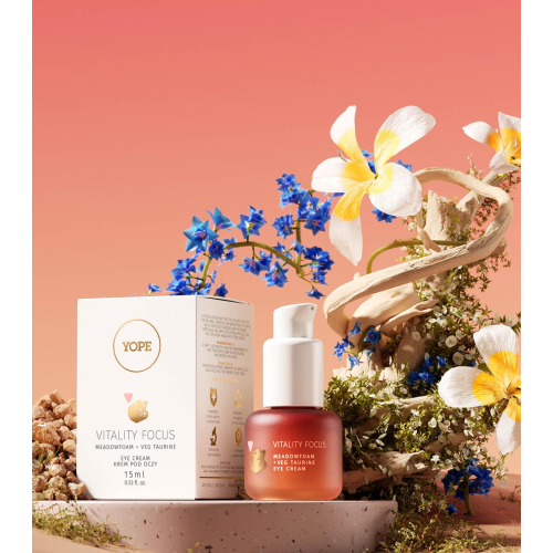 Yope - Contorno de ojos Vitality Focus - Aceite de espuma de prado + Taurina vegana
