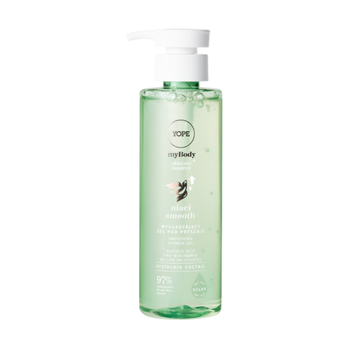 Yope - Gel de ducha suavizante Niaci Smoth- Cóctel de pistacho