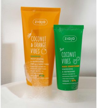 Ziaja - *Coconut and Orange Vibes* - Champú hidratante y refrescante - Todo tipo de cabellos