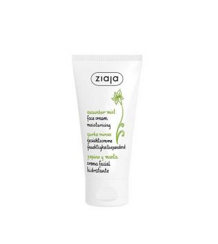 Ziaja -  Crema facial hidratante con Pepino y Menta