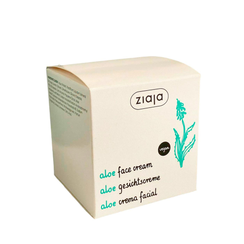 Ziaja - Crema facial Hidratante de Aloe - Piel Seca y Normal