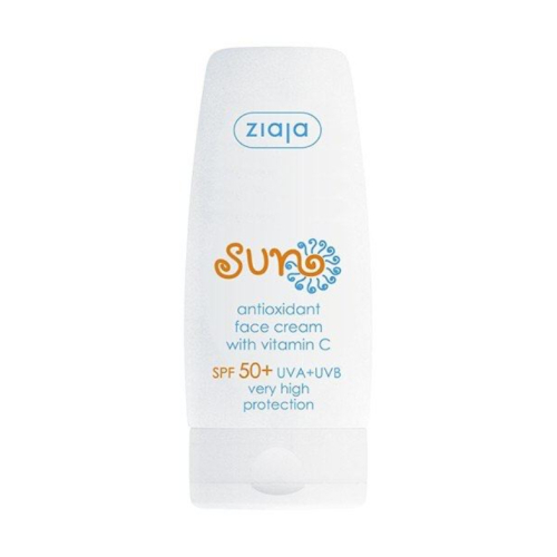 Ziaja - Crema facial solar antioxidante SPF 50  con Vitamina C