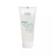 Ziaja - Gel de ducha y champú 2 en 1 para hombre 200 ml - Vetiver