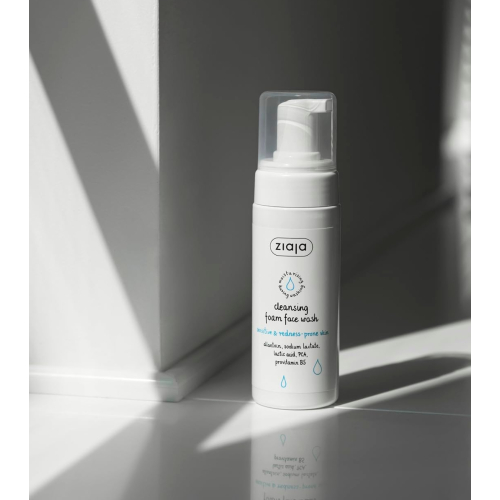 Ziaja - Limpiador facial en espuma - Pieles sensibles y con rojeces