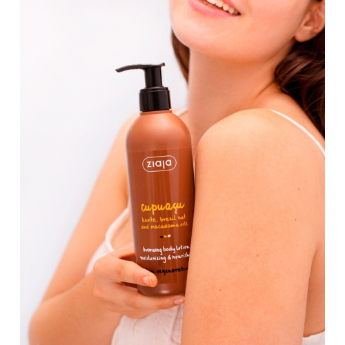 Ziaja - Loción corporal autobronceadora hidratante y nutritiva Cupuaçu