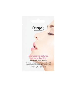 Ziaja -  Mascarilla facial microbioma - Calmante para pieles sensibles