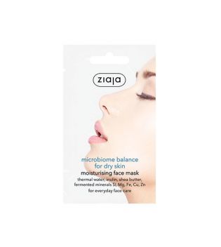 Ziaja -  Mascarilla facial microbioma - Hidratante para pieles secas