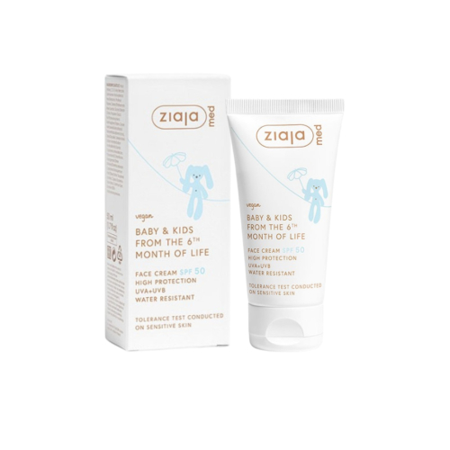 Ziaja Med - *Baby & Kids* - Crema facial SPF 50 resistente al agua