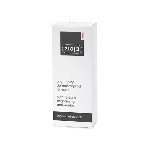 Ziaja Med - *Brightening* - Crema facial de noche blanqueadora y antiarrugas