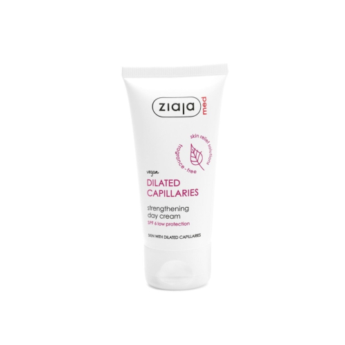 Ziaja Med - *Capilares Dilatados* - Crema facial de día fortalecedora SPF6