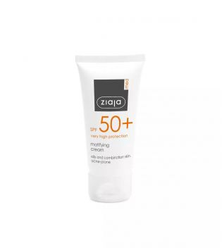 Ziaja Med - Crema protector solar matificante SPF50+ - Pieles grasas y mixtas
