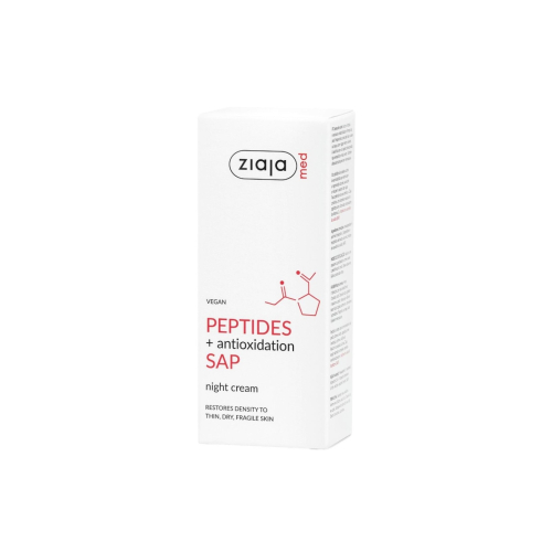 Ziaja Med - *Peptides* - Crema facial de noche con SAP antioxidante