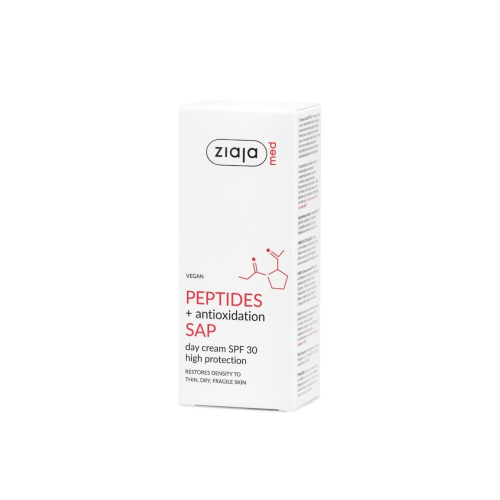 Ziaja Med - *Peptides* - Crema facial SPF30 con SAP antioxidante