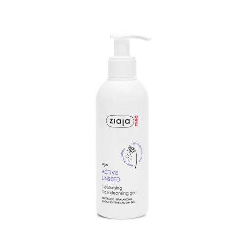 Ziaja Med - *Semillas de Lino* - Gel limpiador facial hidratante