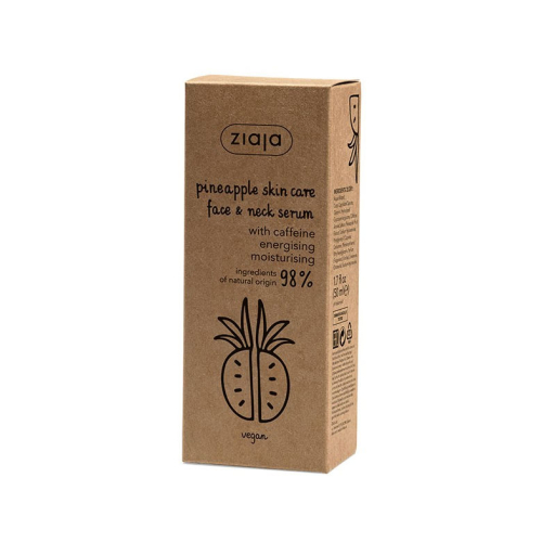 Ziaja - Sérum para rostro y cuello con cafeína - Piña