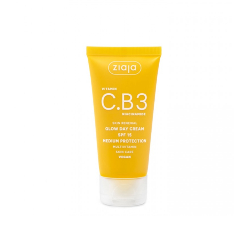 Ziaja - *Vitamin C.B3 Niacinamide* - Protector solar facial Glow SPF15