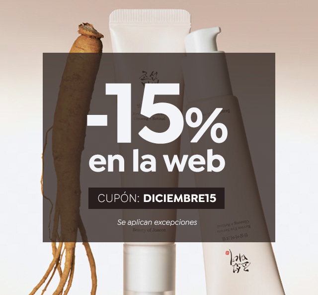 15% en la web
