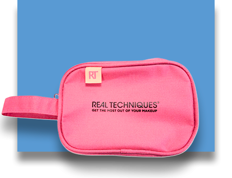 Regalo - Real Techniques - Neceser rosa con asa