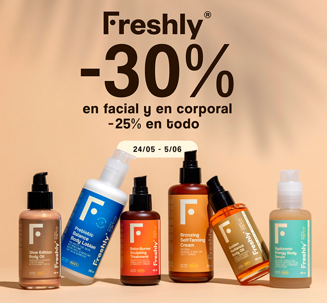 Freshly Cosmetics - Hasta -30%