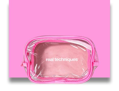 Real Techniques - Neceser Rosa Transparente