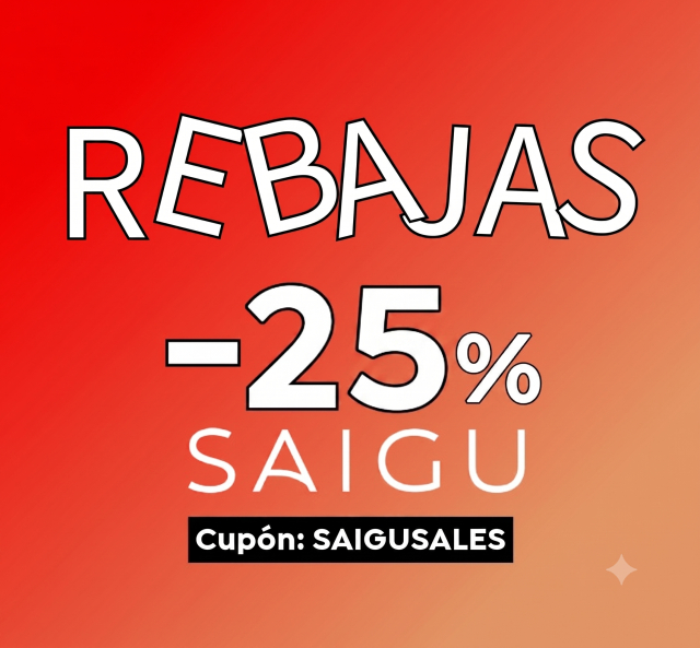 REBAJAS -25% Saigu